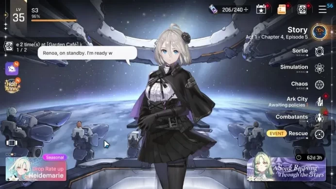 GLOBAL Lv35|5 SSR[Heidemarie,Tiphera,Yuki,MagnaM1,Renoa]+9 SR [NiaM1,BerylM2,MikaM2Etc]+10 SR Partner|Log Stove|CZN1898