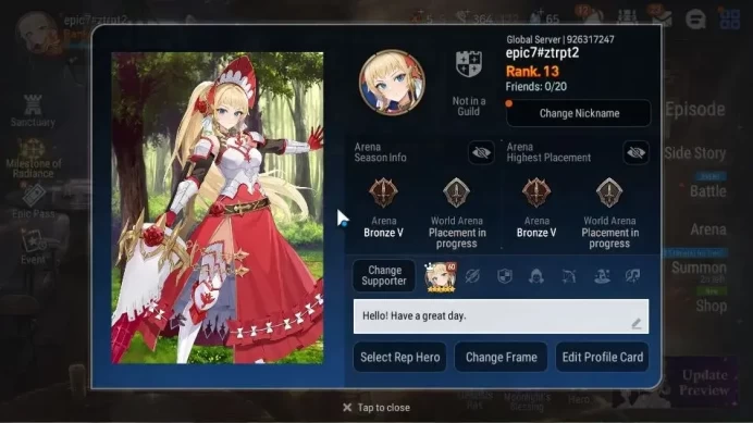 GLOBAL Unverif|New Era|2 ML(Astromancer Elena,Straze)+Abigail,Tenebria,Krau,Roana,Etc|PoH ON|3,4K Stigma|Stove|Check SS(ES4545)