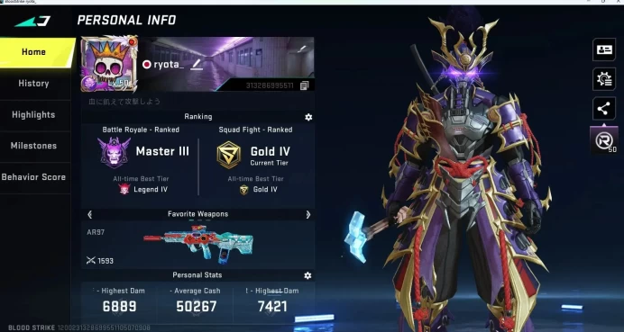 ASIA |ethernal=ZERO|Limited=RPK|ULTRA ONE-HANDED AXE,FN2000,KAR98K,FALAR97,SCAR| Collab SDS | CEK SS BS616B