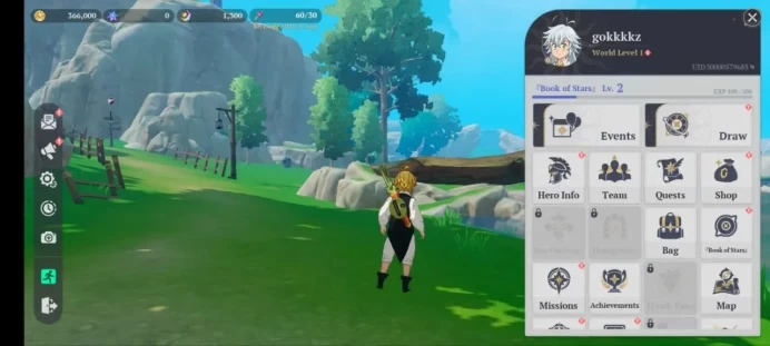 SEA | Lvl 2 starter | 3 SSR | Meliodas, Elaine, Guila  Log Google | TakeMail | RA175B