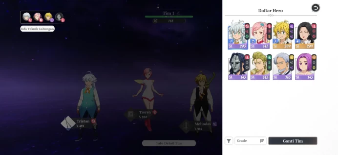 EUROPE | Fresh Starter Lvl 2 |2 SSR|,Meliodas,Tioreh +5SR | Act 1 Story |Log Netmarble|Take Email | RA461B