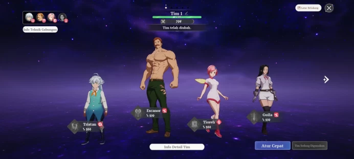 EUROPE | Fresh Starter Lvl 2 |2 SSR| Escanor , Guila & 6SR | Act 1 Story |Free 2 Token SSR |Log Netmarble|Take Email | RA543B