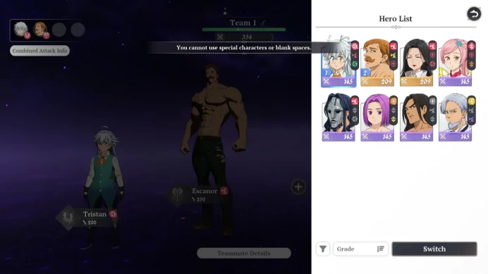 EUROPE|FreshStarterLvl|2SSR|Escanor,Guila&6SR|Act 1 Story|Free2TokenSSR|Log Netmarble|Take Email|RA558B