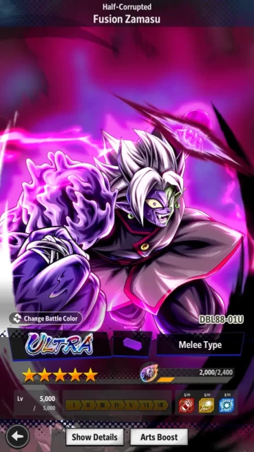Lvl 150|24,4M Total Power|5K CC|2LR|2UL|SSR Goku Black,Badrock,HC FusionZamatsu,UI Goku,Etc|RA632B