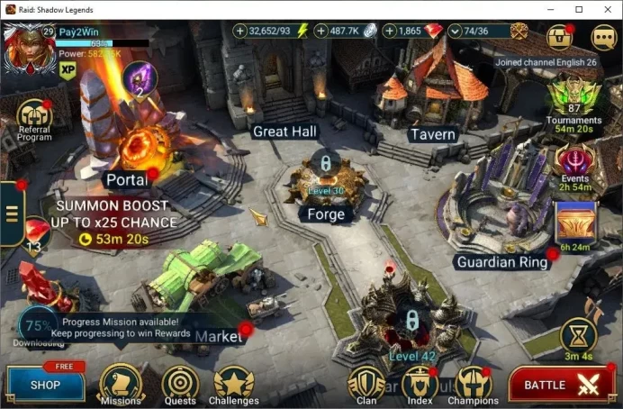 Lv29 582K Power|1 Mythic(Arachoa)+18 Legend(Ninja,Ezio,Xenomorph,Rathalos,McAngelo,Wukong,Etc)|32K Energy|Plarium(RSL1468)