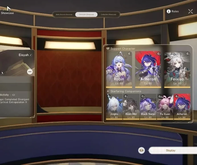 Asia|TL 70|7,3K SJ+60 SRSP|DOT Prem Team|11 Limited|[Robin,Acheron]+Sign,Feixiao,Sparkle,Dante|MC Female|Take Mail|(HSR6773)