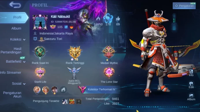 hero 131, skin 382 | legend gusion|kof aurora|CC YSS|luckybox guin|annual lesley|zodiac hc zhask aurora | stun selena ML052B