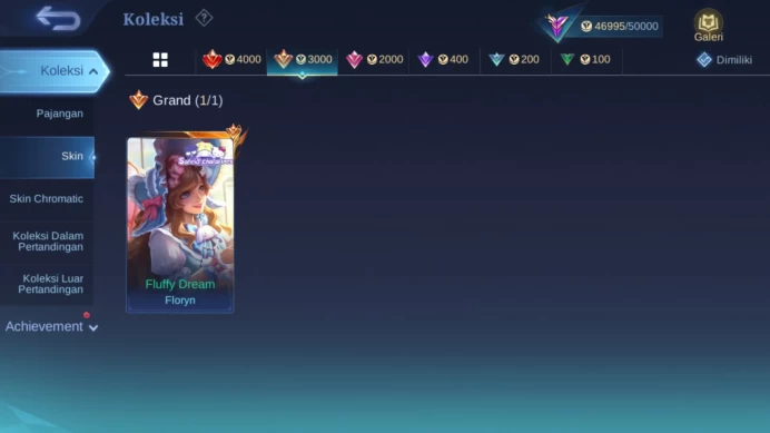 Hero 130 | Skin 223 | Champion Chou | Sanrio Floryn | Saint Seiya Badang | Epic Roger Bane YSS Grock ML053B