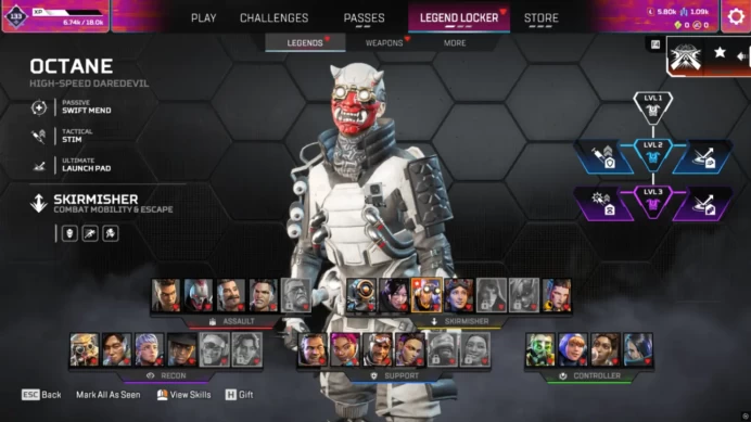 EA app Level 133 + 58 legs |Final Form + Slayer’s Lancer