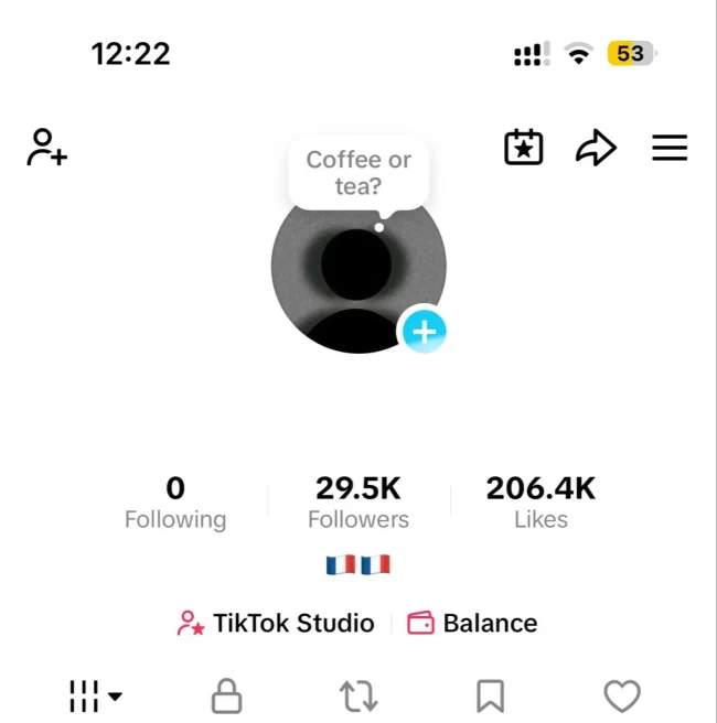 France Monetized Account Creator Rewards Program Active | 29.5k Real Followers & 206.4k Likes | Live Acess+ Full Access + Acc in Good Standing