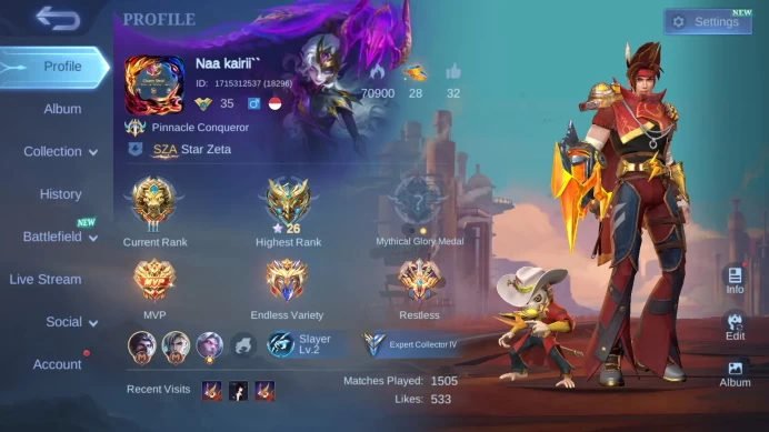 Skin 133|KOF Karina|P.ACE Fanny|Spongebob Cyclops|Lightborn Tigreal|Naruto Vale|Dtamer Valir Kimmy|Blazing Claude ML293B
