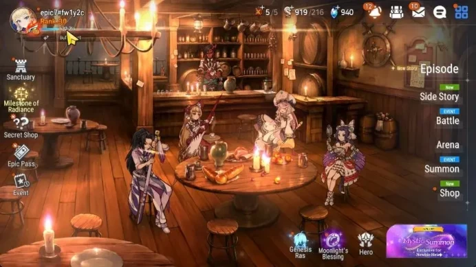 GLOBAL Unerif|2 ML(LC Bellona,TE Kayron)+Lilibet,Tenebria,Iseria|PoH ON+Bless ON|10K Stigma|Stove(ES4578)