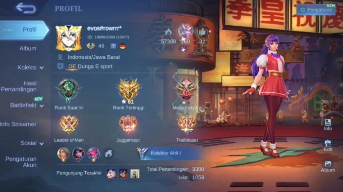 Hero 81 | skin 172 | kof guinevere | kof karina | aspirants change | epic nana | blazing franco | epic rafaela | ML396B