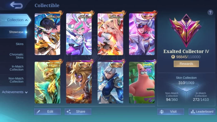 hero 131|Skin 310|Legend Freya|SB Gloo|Cc Badang+Silvana|Aspirants Ruby +Guinevere +Change|Prime Granger|LB Alpha+Freya|ML445B