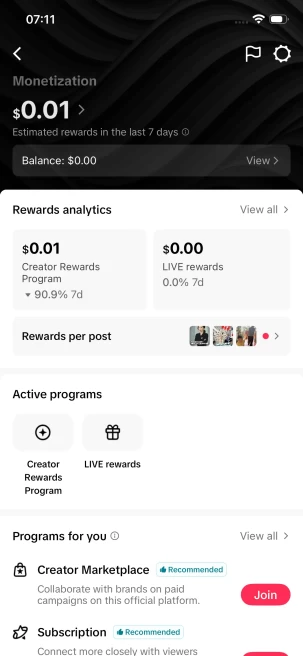 Germany Monetized Account/ 16K Followers+110K Likes/ Creator Rewards Program Activated/ Live Stream/ Full Access