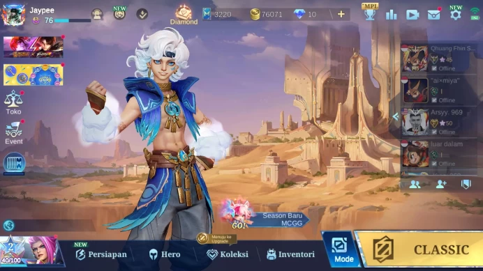 Hero 125 | Skin 294 |Legend Franco|Aspirants Ruby|KOF Dyrroth|Prime Yu Zhong|Sanrio Floryn | JJK Xavier |ML491B