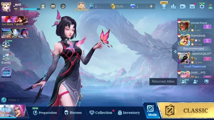 Hero 64 | Skin 158| Sanrio Floryn | CC Natalia | Luckybox Saber | P.ACE Fanny | Spongebob Cyclops | Naruto Vale ML567B