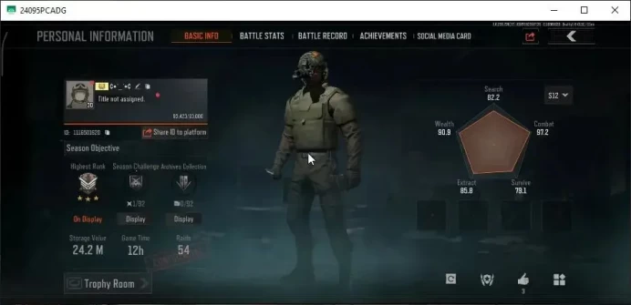 MOBILE Lv30|SV 24,2M|CV 17M|ET AK-74N,QS AKS-74U,GM AK-12,Forest MP5,Abomi Vector 9,Speed SQB M110,Etc|CN ON|Infinite|SS(AB3094)