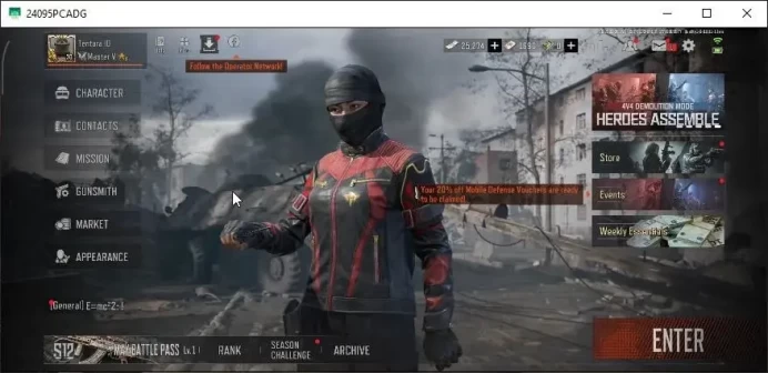 MOBILE Lv30|SV 27,2M|CV 9,4M|Urban Sport,Fortune Set|Arena FAL|AKM Prismatic,SQB MDR Speed,Etc|CN OFF|Infinite|SS(AB3095)