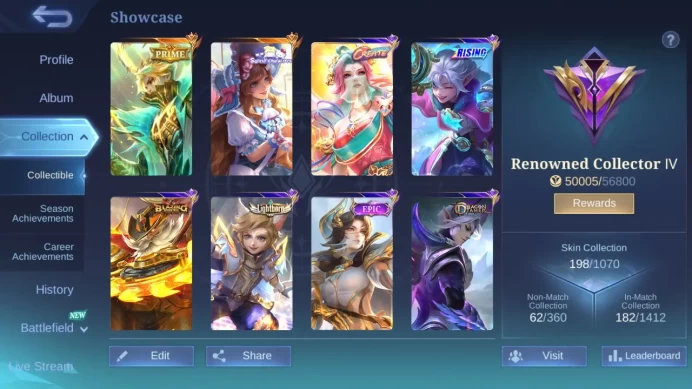Hero 90|Skin 198|Prime Granger|Sanrio Floryn|CC Nata|Meow Julian Silvanna|Create Luo Yi|Dtamer Ling|Lightborn Harith ML625B