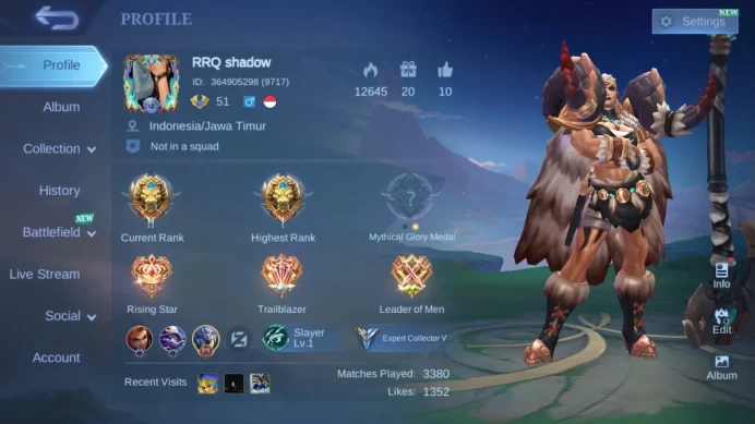 Hero 82|Skin 128|KOF Karina|Zodiac Aurora Irithel|Saber Saber|Venom Dyrroth Grock|Blazing Franco|Epic Uranus ML644B