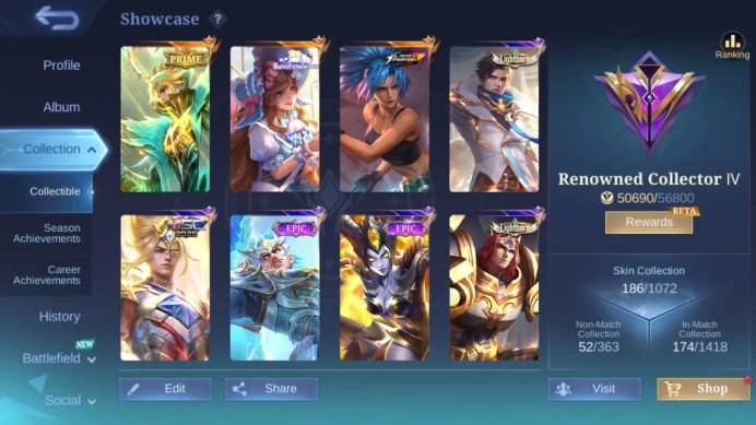Hero 93|Skin 186|Prime Granger|KOF Karina|Sanrio Floryn|CC Natalia|MSC Natan|Meow Julian|Lightborn Tigreal Granger ML706B