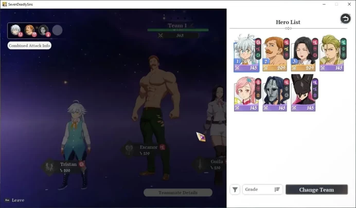 EU|Fresh Starter Lvl 2|2 SSR| Escanor, Guila & 5 SR |2 SSR Selector|Act 1 Story|200 Star Frag|Log Netmarble|Take Email|(SDO1099)