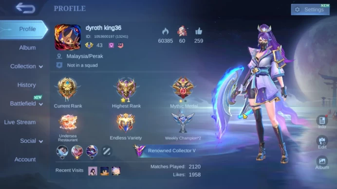 Hero 60|Skin 180|Allstar Hanabi|Sanrio Floryn|Transformers Roger|KOF Karina|CC Nana|Luckybox Selena|Zodiac Irithel ML824B