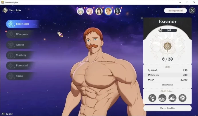 EUROPE |Fresh Starter Lvl 2| 2 SSR| Escanor, Guila, & 3 SR |2 SSR Selector|Act 1 Story|Log Netmarble|Take Email|(SDO1092)