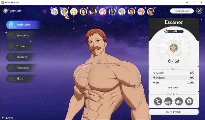 SEA |Fresh Starter Lvl 2| 3 SSR| Escanor, Elaine, Guila & 8 SR |2 SSR Selector|Act 1 Story|Log Netmarble|Take Email|(SDO1088)