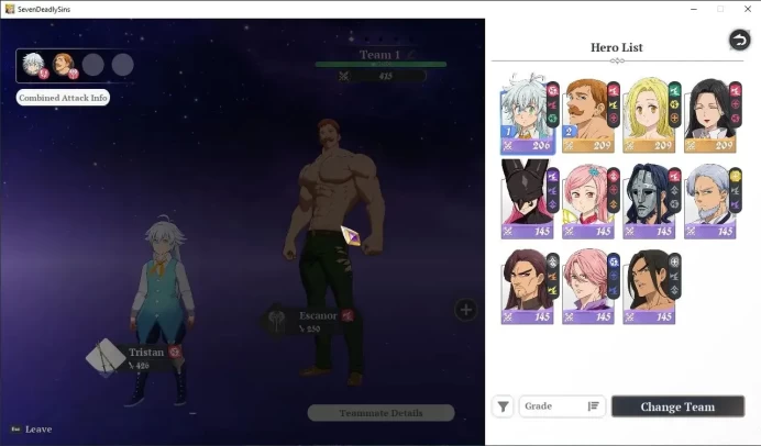 SEA |Fresh Starter Lvl 2| 3 SSR| Escanor, Elaine, Guila & 8 SR |2 SSR Selector|Act 1 Story|Log Netmarble|Take Email|(SDO1088)