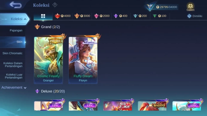 hero 61 skin 111 prime granger dragon estes, venom grock champion joy, etc ML944B