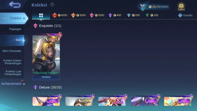 Hero 85 | Skin 119 | Lightborn Alucard | Dtamer Valir, Lancelot | Epic Roger | Venom Dyrroth ML999B