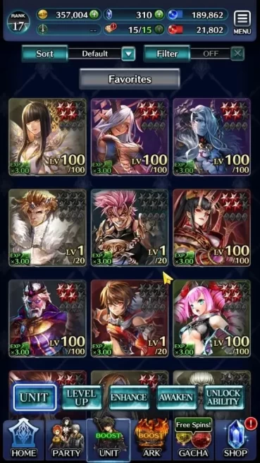 GLOBAL |Rank 17| Top Tier Unit [AoG Yuda, AoG Eber, Demon Lord Balezar, AoG Labyreth,Etc]| 2 UR + 17 SSR Ark |Code Only|(LC1225)