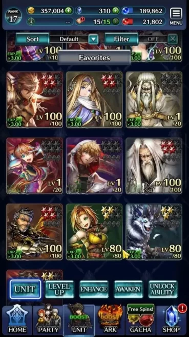 GLOBAL |Rank 17| Top Tier Unit [AoG Yuda, AoG Eber, Demon Lord Balezar, AoG Labyreth,Etc]| 2 UR + 17 SSR Ark |Code Only|(LC1225)