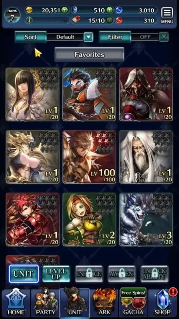 GLOBAL | Rank 7 | Top Tier Unit [AoG Yuda, Great Hero Adel, KoG Mauna] | 1 UR + 7 SSR Ark | Code Only|(LC1220)