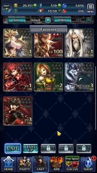 GLOBAL | Rank 7 | Top Tier Unit [AoG Yuda, Great Hero Adel, KoG Mauna] | 1 UR + 7 SSR Ark | Code Only|(LC1220)