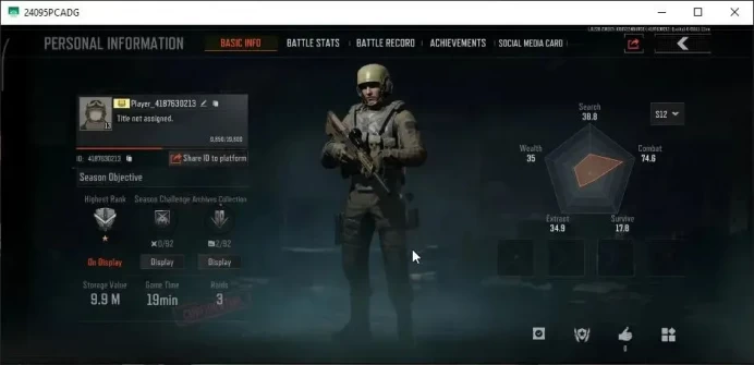 MOBILE Lv30|SV 9,9M|SS GROZA,SS SCAR-L,GM AK-12,Abomi Vector 9,ET USAS-12,QS DP-12|CN ON|Log Infinite|Check SS(AB3098)