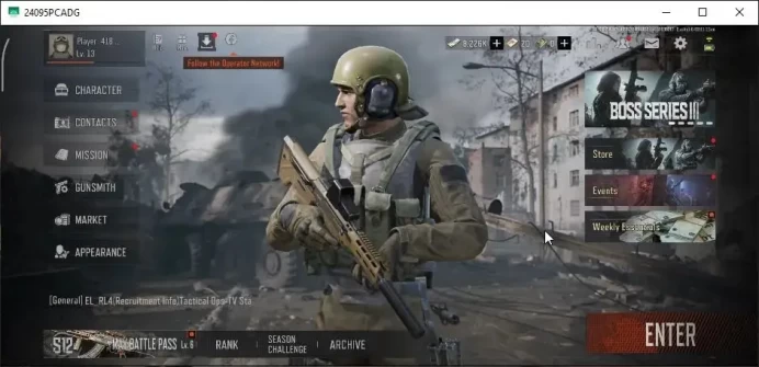 MOBILE Lv30|SV 9,9M|SS GROZA,SS SCAR-L,GM AK-12,Abomi Vector 9,ET USAS-12,QS DP-12|CN ON|Log Infinite|Check SS(AB3098)