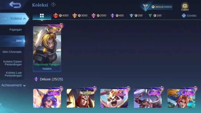 Hero 86 Skin 150 | Prime Granger | Zodiac Selena, Helcurt | Dtamer Ling | Valentine Granger | Spongebob check ss ML1187B