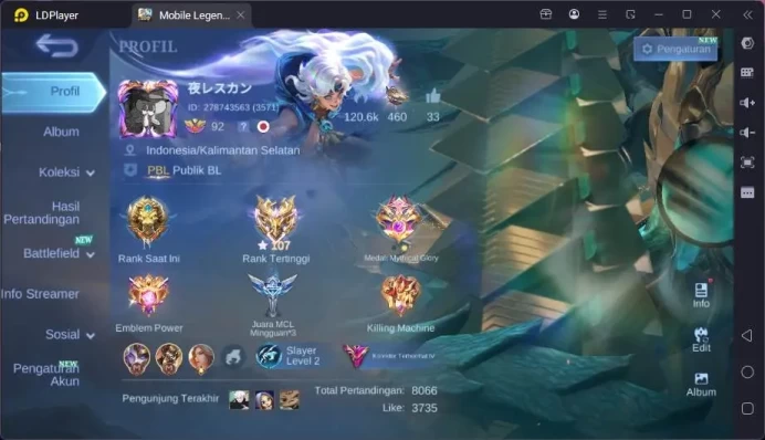Hero 131|Skin 343|KOF Karina,Prime GRanger-YuZhong,Lucky Ruby-Lancelot-Zhazk-Martis-Saber-Kimmy,Annual Lesley|Check SS|ML1227B
