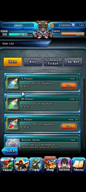 Global | Rank 38 | 3 Ascend+1 TW | Veldora+TW, BB Millim, Selia SW | Lpot 29 |Check SS(GS2510)