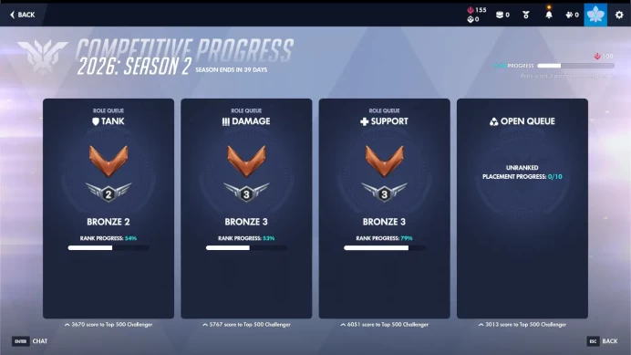 Bronze Tank Bronze Dps Bronze Suport ( Handmade ) 20 Wins / Sms Verified / Full Access Instant Delivery