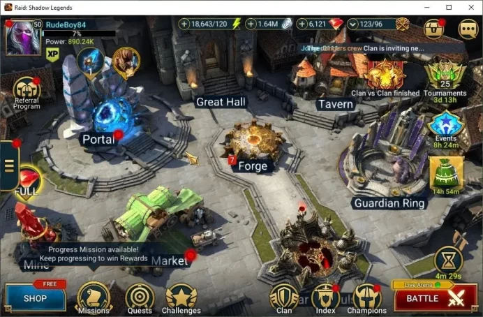 Lv50 890K Power|1 Mythic(Galleus)|29 Legend(Ninja,Xenomorph,Nekhret,Hilvi,Wallmaster,Etc)|6K Gems+18K Energy|Plarium(RSL1472)