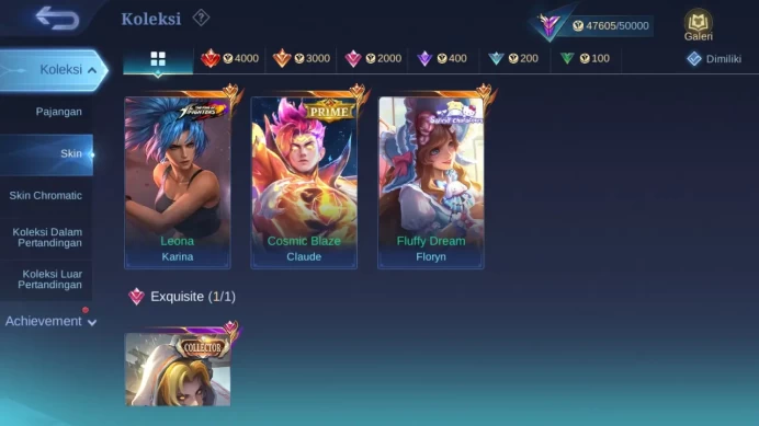Hero 103 Skin 174 | Prime Claude | Spaorkle Fredrinn, Melisa | Covenant Benedetta | Zodiac Lunox check ss ML1363B
