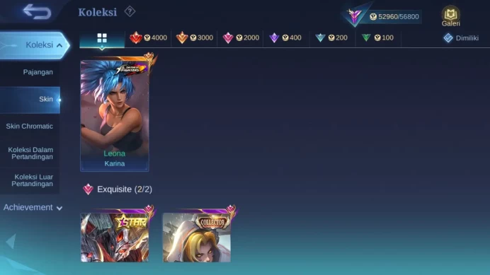 Hero 131 Skin 235 | Annual Hayabusa | CC Natalia | Lightborn Alucard, Tigreal, Fanny, Granger check ss ML1374B
