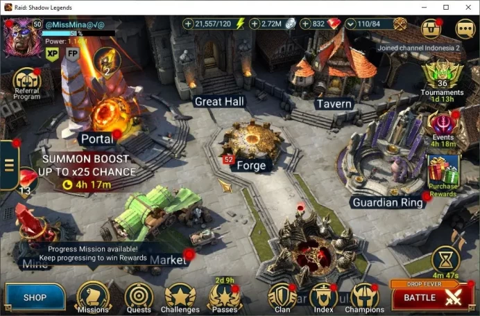 Lv50 1,1M Power|1 Mythic(Blood M Mina)|25 Legend(Ninja,McAngelo,Wukong,Underpriest Brogni,Alice,Etc)|21K Energy|Plarium(RSL1439)
