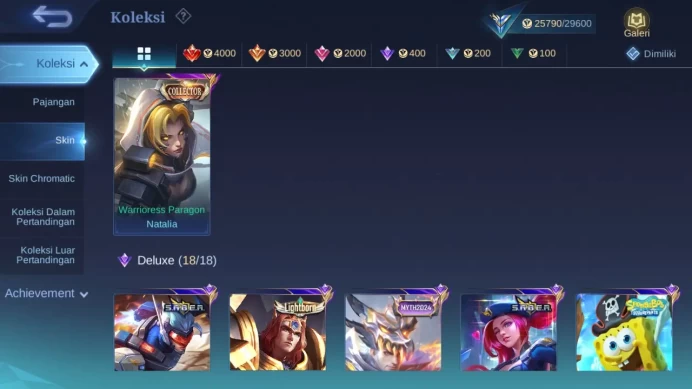 Hero 92 Skin 122 | CC Natalia | Lightborn Harith, Tigreal | Dtamer Ling | Valentine Claude | Gaara check ss ML1390B