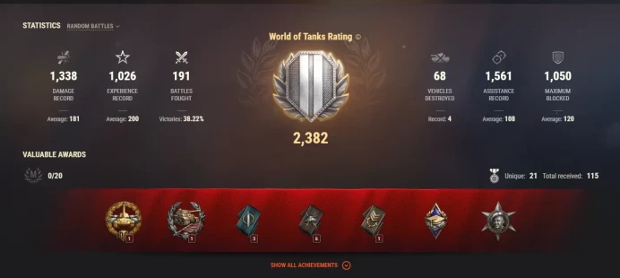 2* VIII / World of tanks / WOT / see the picture / PLS Read Description /sara