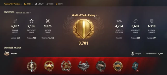 GOLD I/ 9*X / 9* IX / World of tanks / WOT / see the picture / PLS Read Description /  vakla